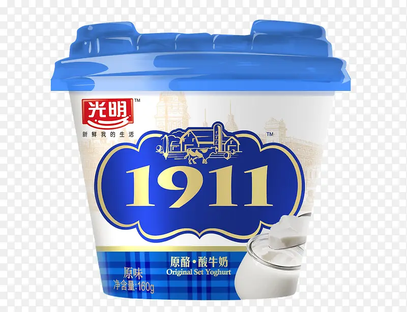 光明酸奶1911包装盒子