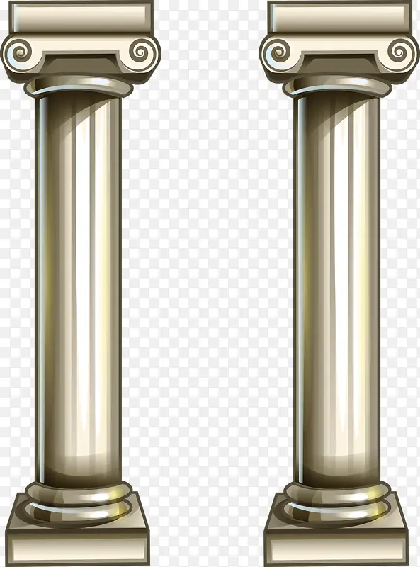 两根柱子