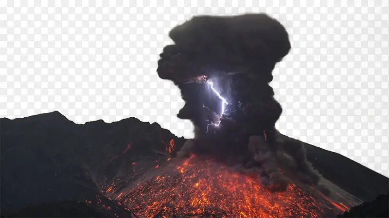 火山爆发