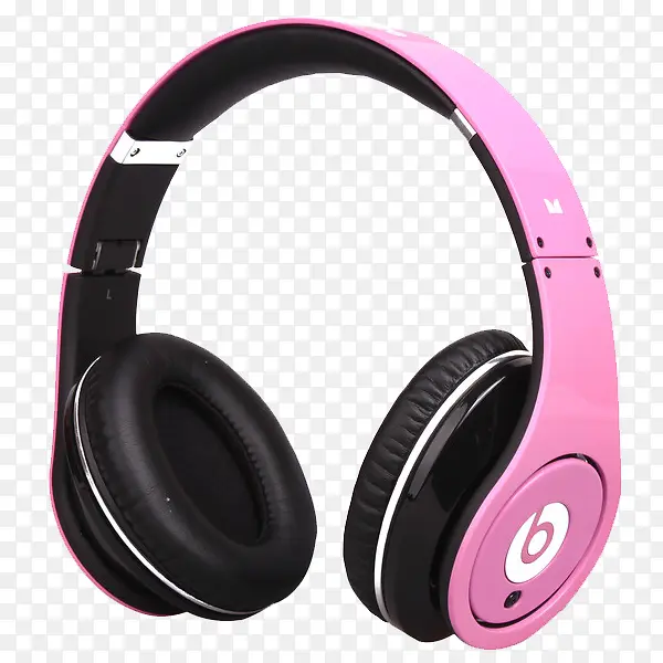 粉色的音乐耳麦装备