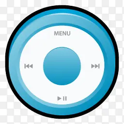 iPod蓝色图标