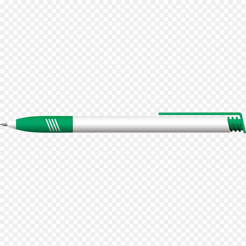 绿色的自动弹簧圆珠笔