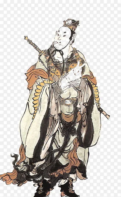 道士人物画PNG图片素材下载_图片编号8858004-PNG素材网