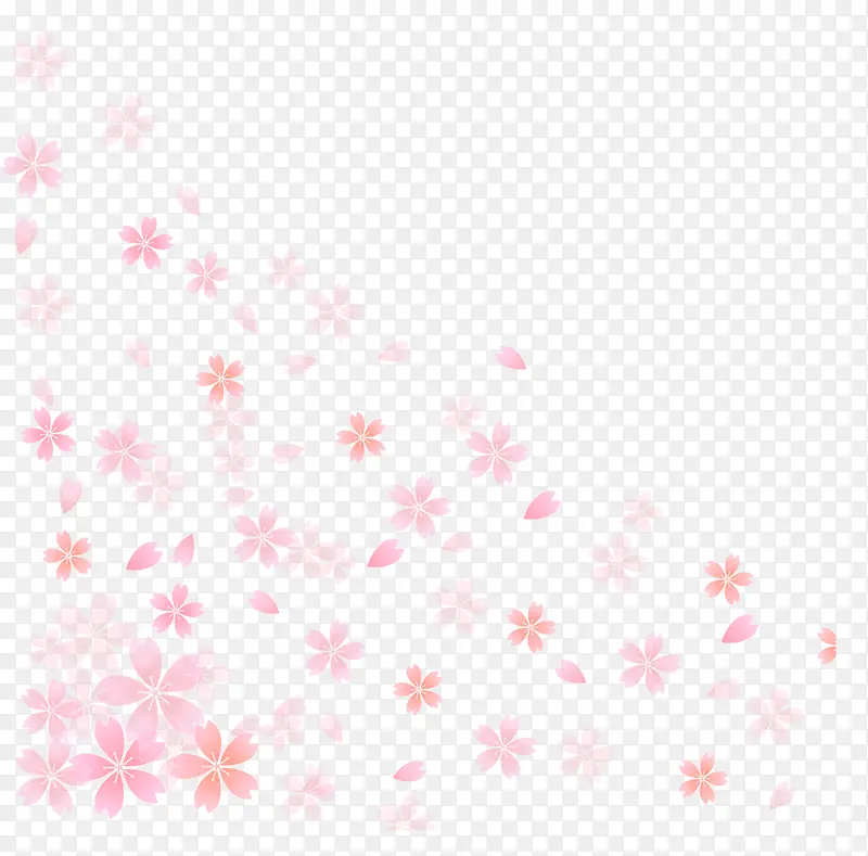 粉色美丽花瓣