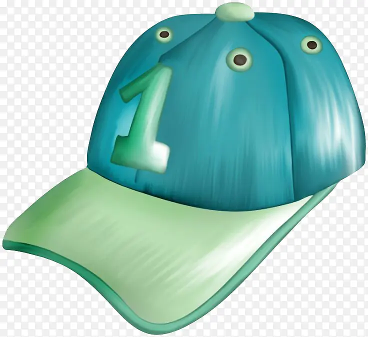绿色棒球帽
