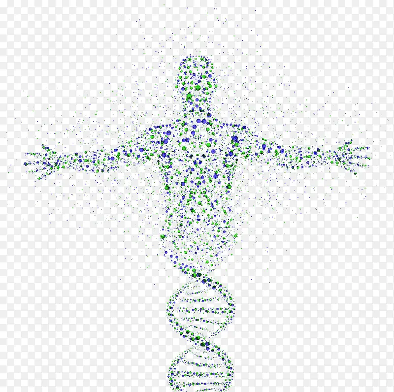 人体DNA遗传基因图片