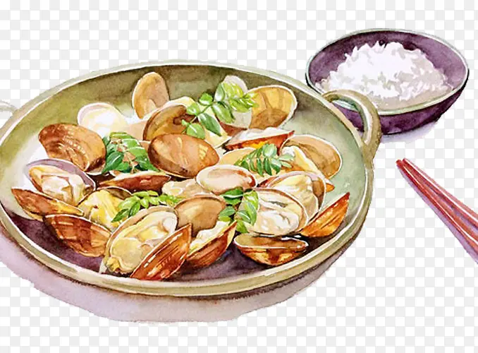 蛤蜊米饭