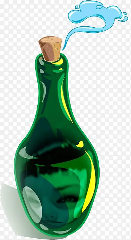 魔法绿瓶