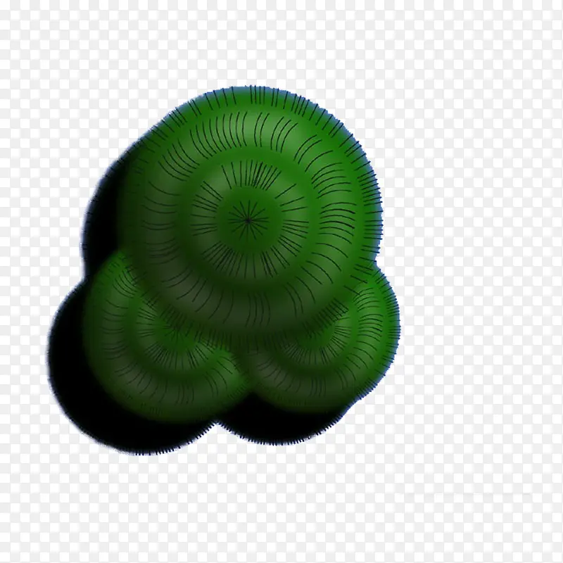 平面灌木
