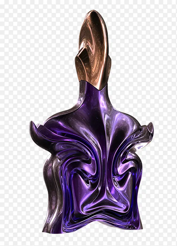 紫色香水瓶女士香水