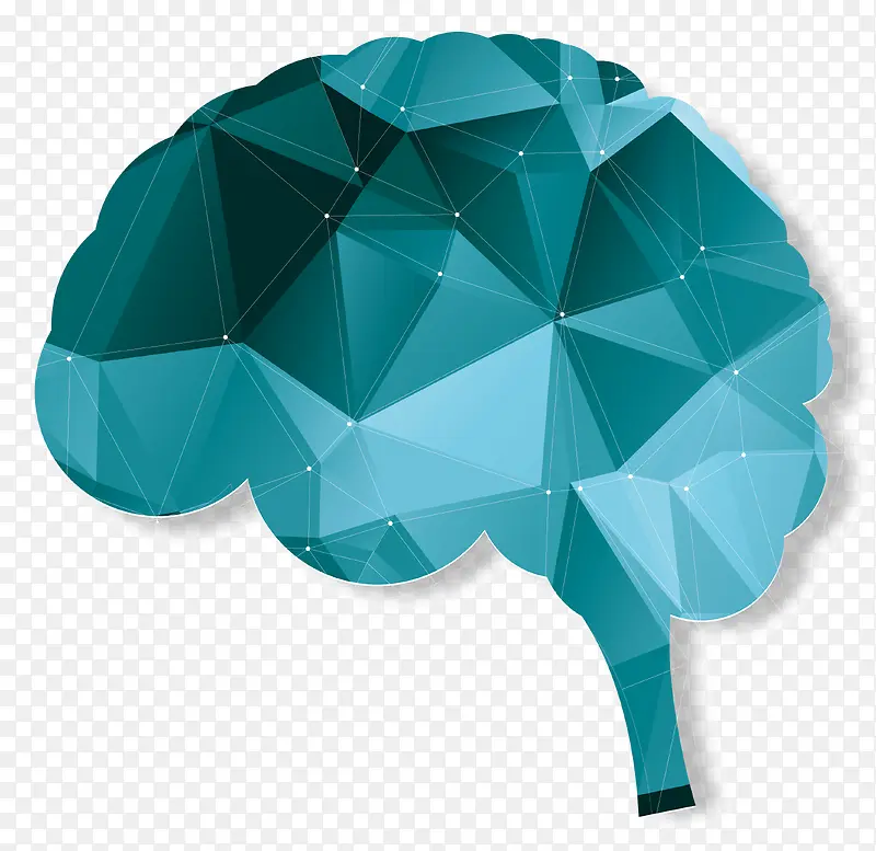 矢量三角分割大脑PNG图片素材下载_图片编号8876366PNG素材网