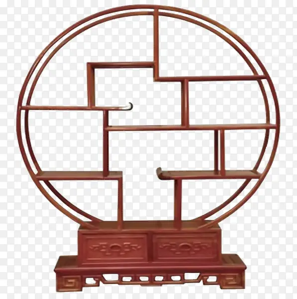 家具城红木屏风