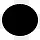 椭圆简单的黑色iphonemini图标