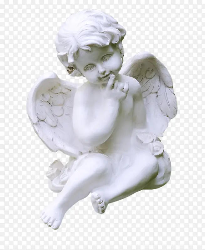 小天使石膏雕像