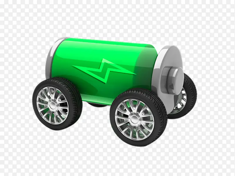 创意电池小拖车