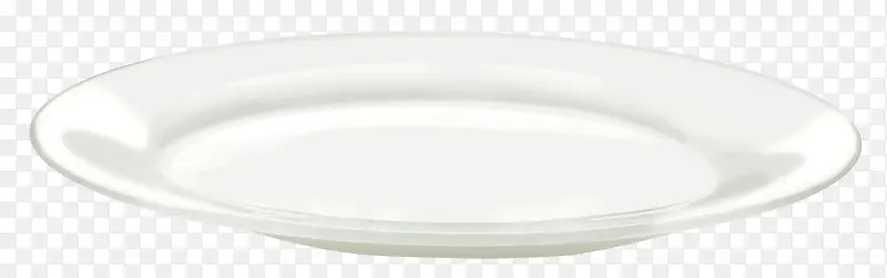 白色干净陶瓷盘子
