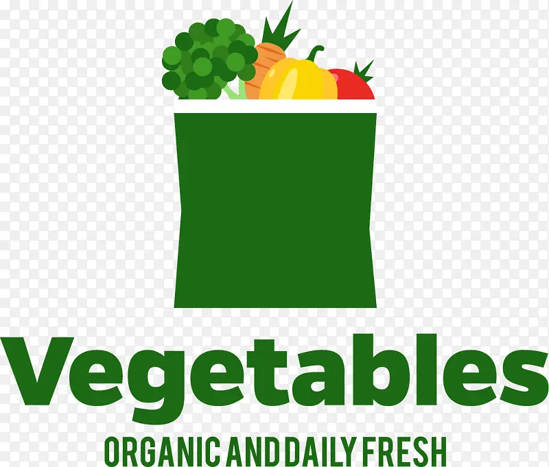 绿色蔬菜标签