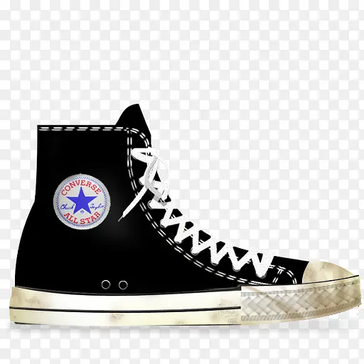 匡威黑色的脏鞋Converse-iconsPNG图片素材下载_图片编号8888347-PNG素材网
