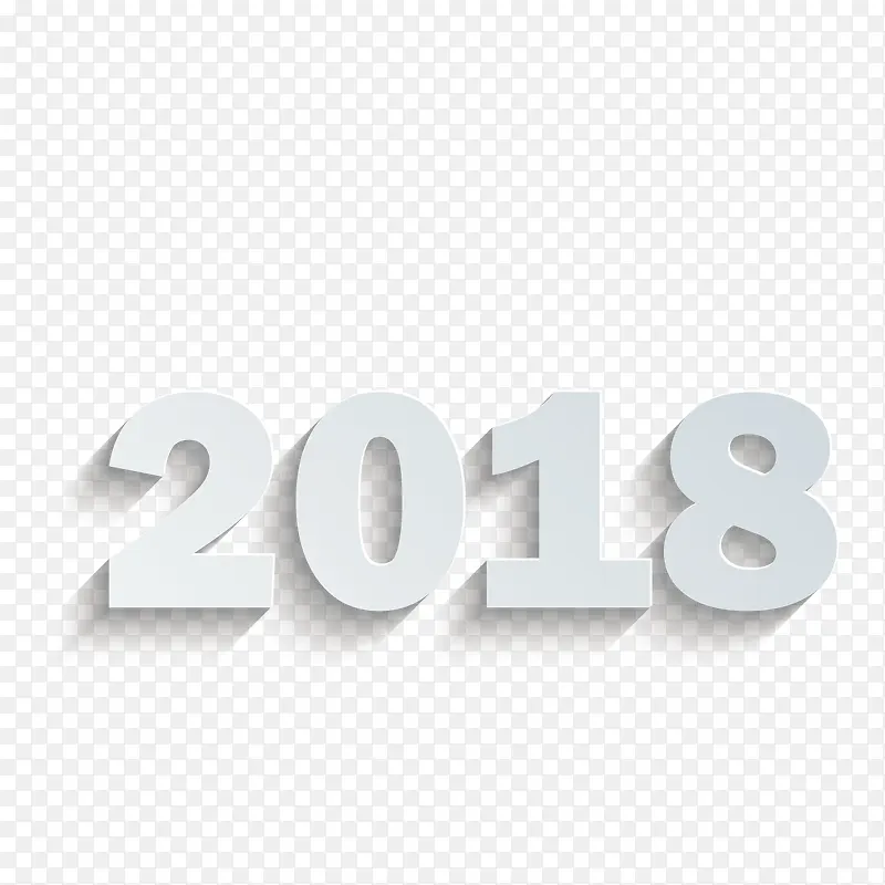 白色2018图标
