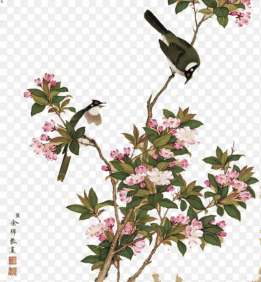 工笔花鸟画