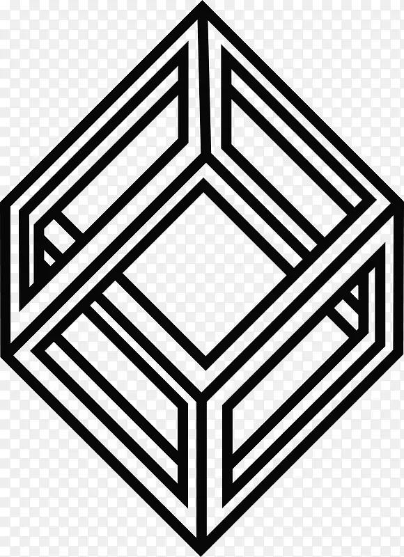 正方体线条