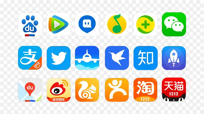 常用手机APP图标PNG图片素材下载_图片编号8893074-PNG素材网