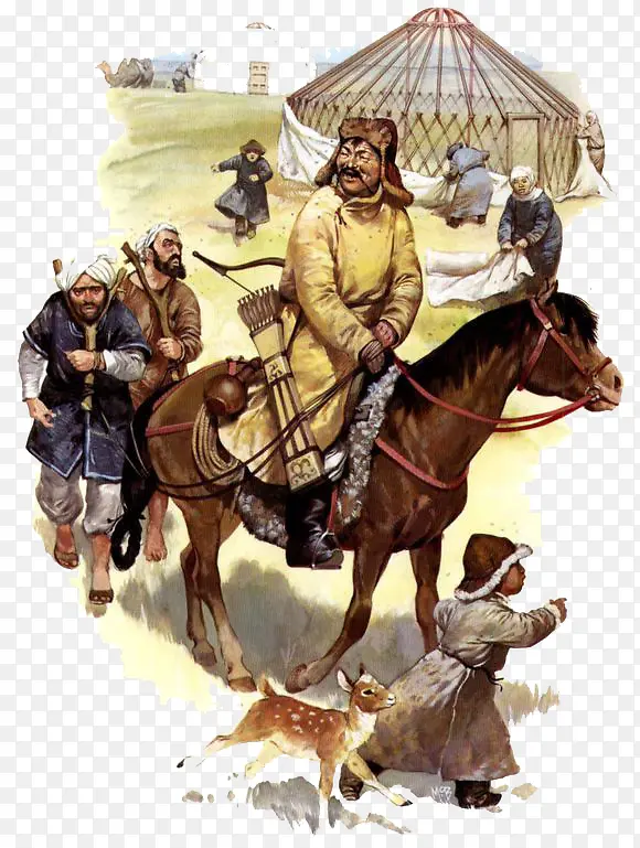 蒙古古代游牧士兵