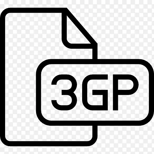 3GP文件概述界面符号图标