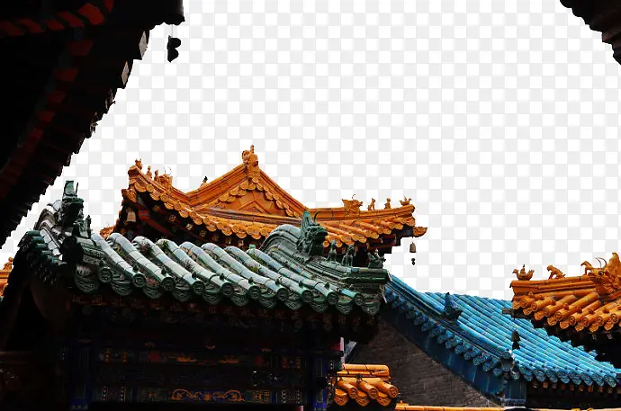 古代古典故宫角楼屋檐元素PNG图片素材下载_图片编号8897761-PNG素材网