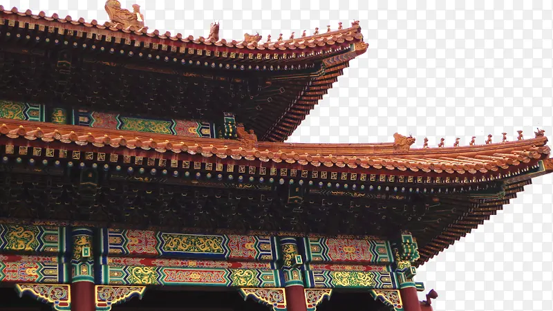 古代古典故宫角楼屋檐元素PNG图片素材下载_图片编号8897764-PNG素材网
