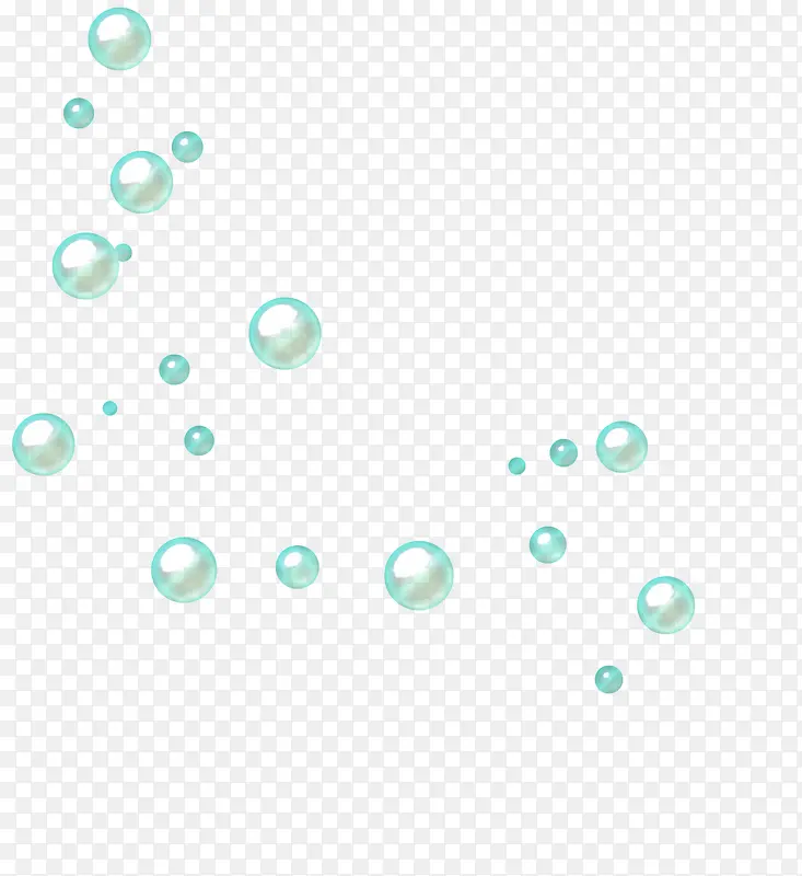 绿色 泡沫气泡
