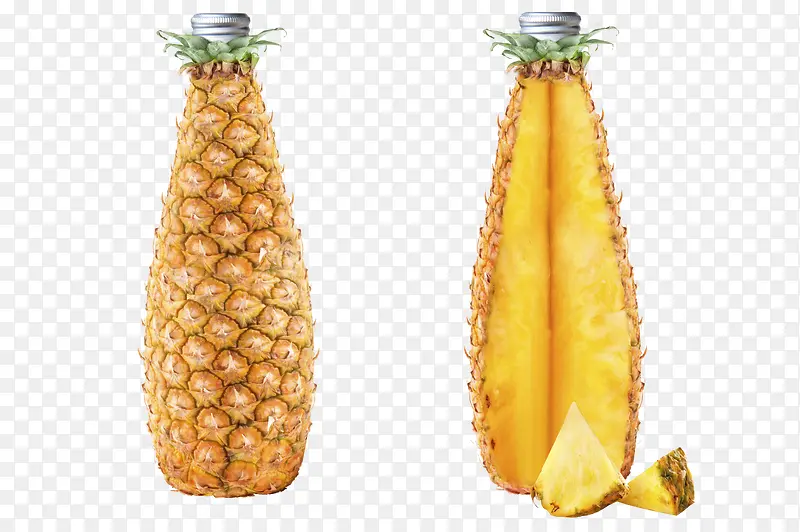 菠萝饮料瓶