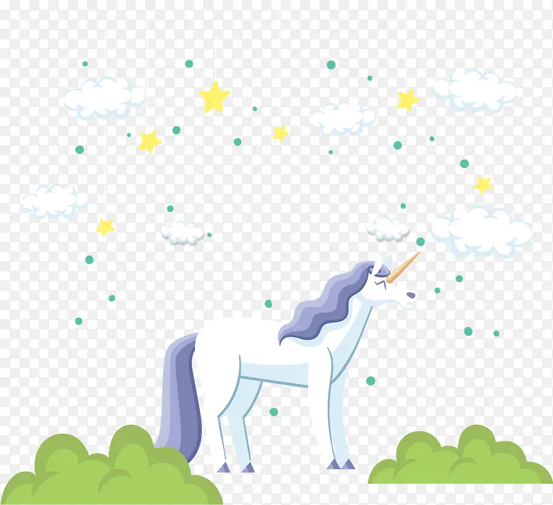 矢量星空下