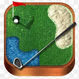 高尔夫球木wooden-sports-icons