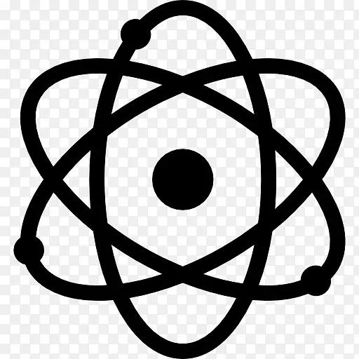 原子科学的象征图标