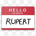 你好名称鲁伯特我的名字是EDA