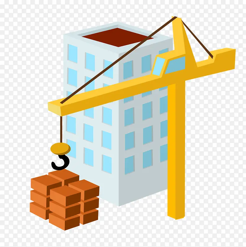 建筑工程大型吊机PNG图片素材下载_图片编号8907322-PNG素材网
