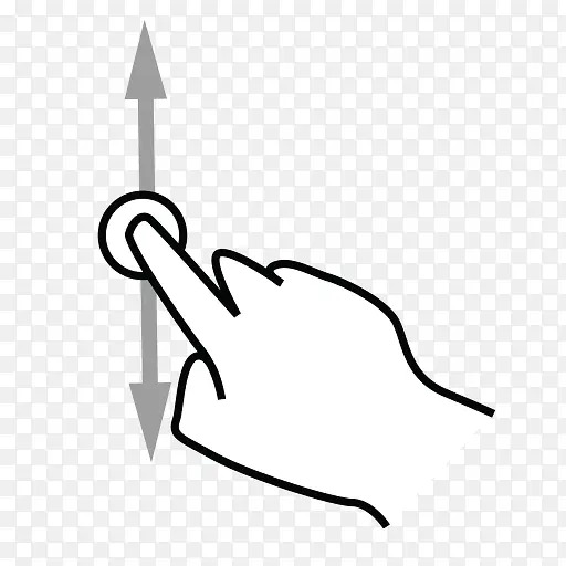 一手指滚动gestureworks图标
