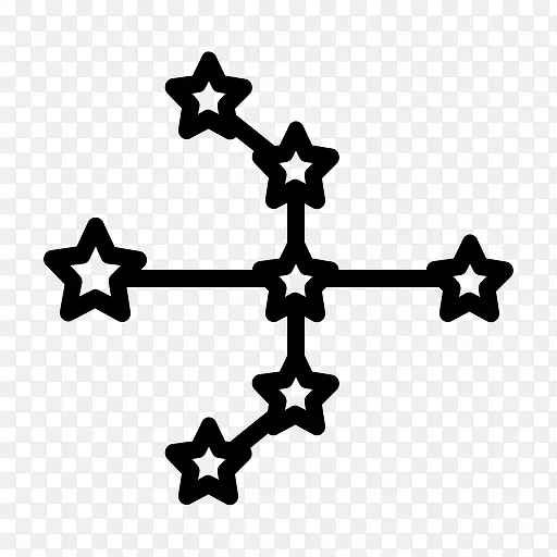 箭头占星术弓银河模式空间明星银