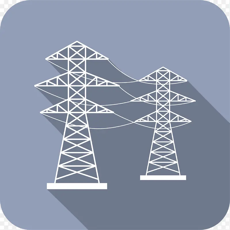 矢量深色电力电塔图标PNG图片素材下载_图片编号8909198-PNG素材网