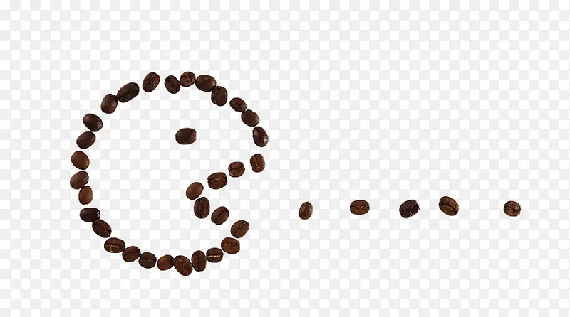 咖啡豆摆设