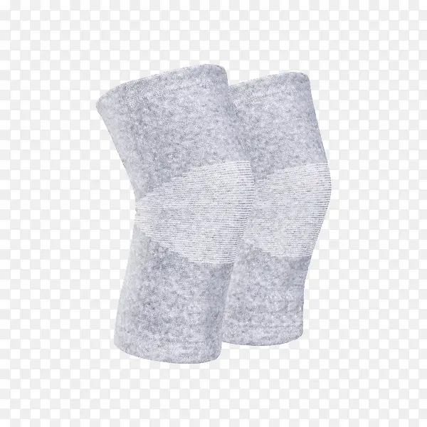 灰色纯棉护膝素材