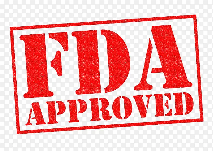 红色显眼大气企业FDA认证标志