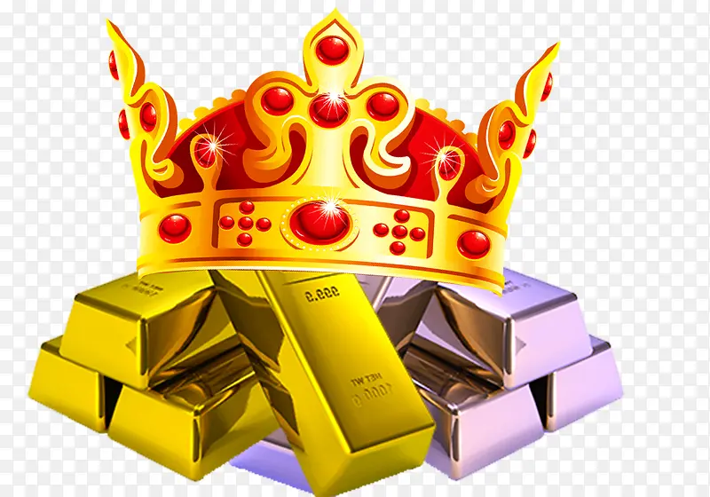 皇冠和金砖素材