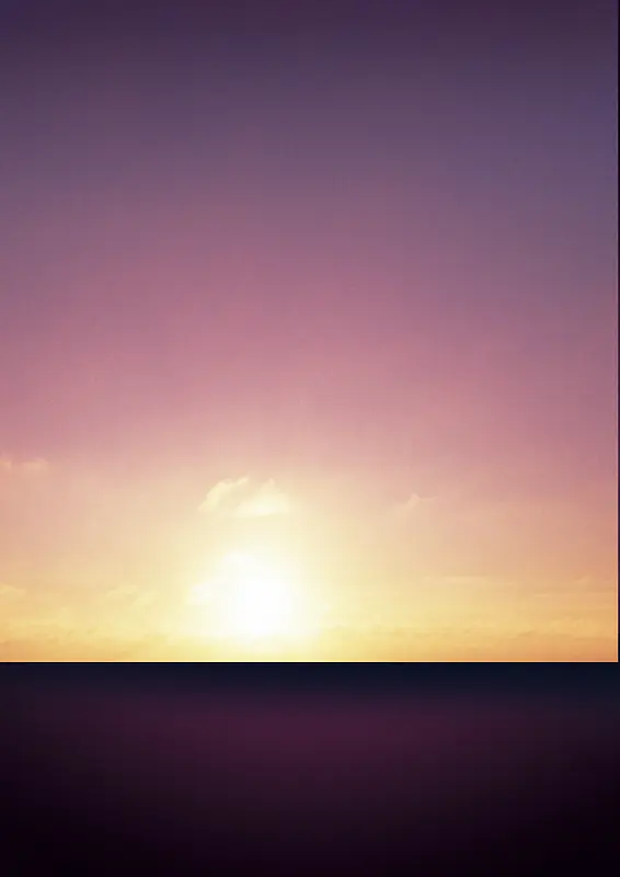 紫色日出背景图