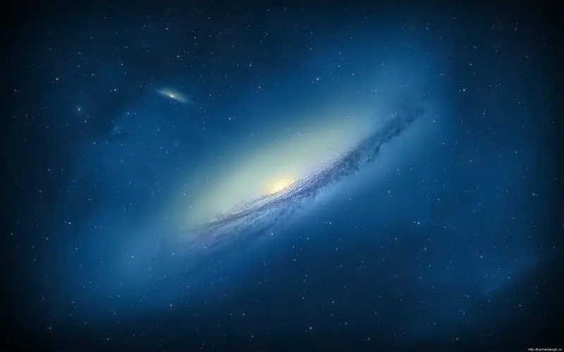 宇宙中的星系海报背景