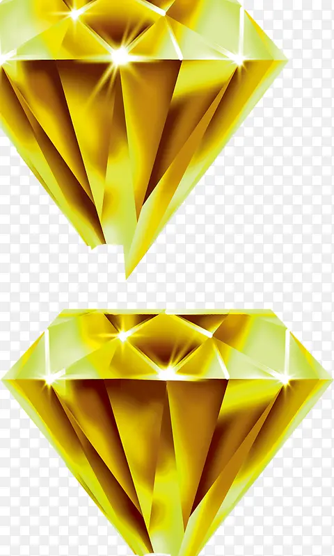 金色钻石 财富元素