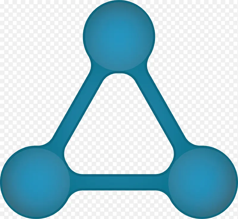 蓝色三角形分子