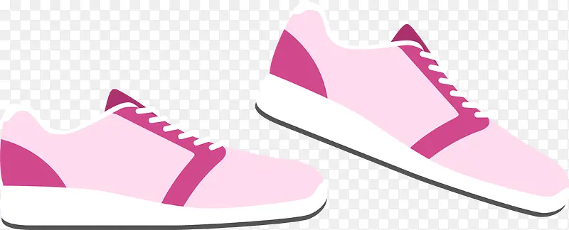 粉色可爱女孩运动鞋