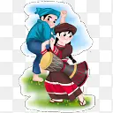 中国56个民族图标
